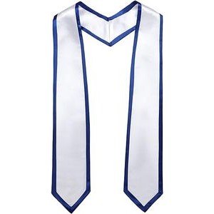 Custom Embroidered Graduation Stole with Trim 72"