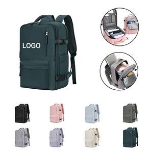 Multilayer Backpack With USB Charging Port