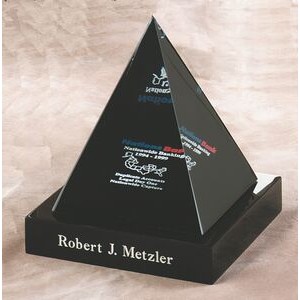 Lucite 4 Sided Pyramid Embedment (4"x4"x5")