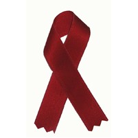 Blank AIDS/ MADD/ DARE Awareness Ribbon Pin (3 1/2")