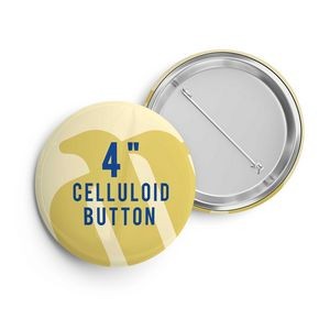 4 Inch Button w/ Safety Pin