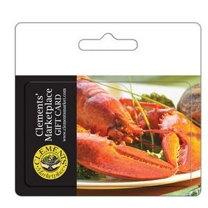 Plastic Card Overlaminated with Integrated Hanger