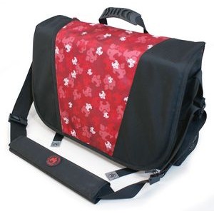 Sumo Messenger Bag - Black/Red