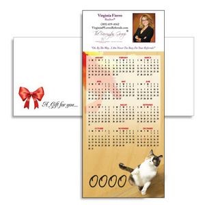 Magnetic Calendar with Envelope - Kitty Cat
