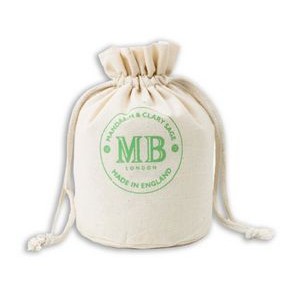 4" Weedy Round 100% Natural Cotton Drawstring Bag