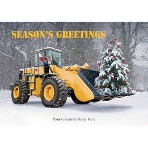 Handle with Care Contractor & Builder Holiday Logo Cards