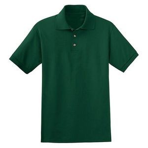 Jerzees Irregular Pique Polo Shirts - Forest Green, 2 X (Case of 12)