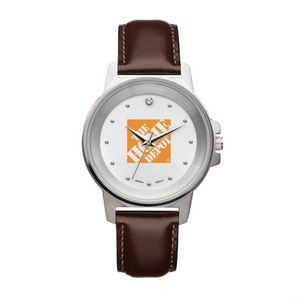 The Refined Watch - Mens - White/Clear/Brown