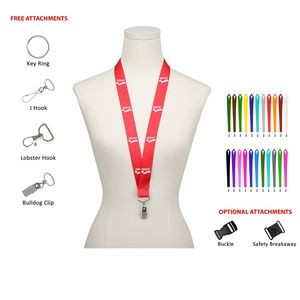 1'' Full Color Dye-Sublimated Lanyard