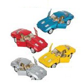 5" 1963 Corvette Sting Ray Toy Car