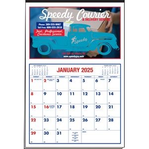 Just Write Multi-Sheet 4-Color Red/Blue Calendar