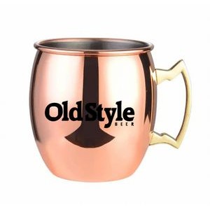 18oz Stainless Steel Copper Moscow Mule