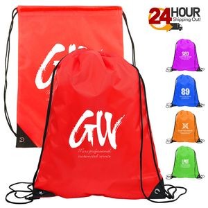 210D Polyester Drawstring Backpack (13" x 17")