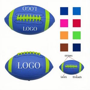 #6 Synthetic PU American Football-Can be Customized with Logos, Stripes, Laces, and Threads