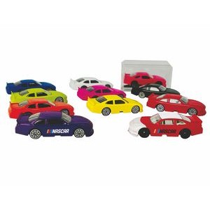 1:64 Scale Nascar® style 3 Inch Die Cast Cars - Set of 4 Different Colors (4)