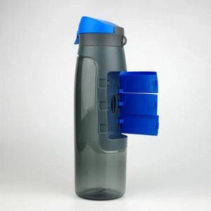 25oz Sport Water Bottle With Pill Box