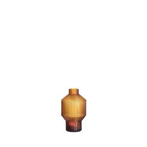 Pavilion Small Dark Amber Vase