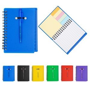 Spiral Notebook with Compact and Portable Note-Taking"