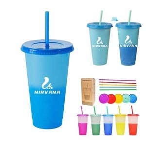 24 Oz Color Changing Stadium Cups