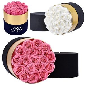 18-Piece Forever Flowers In Round Shape Box
