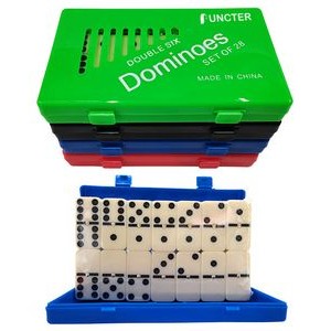 Double Six Dominoes W/A Plastic Box