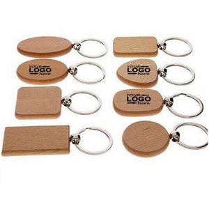 Multi Shape Wooden Key Chains