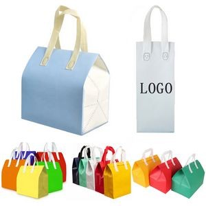 Food Grade Aluminum Foil Insulated Non-Woven Fabric Food Delivery Togo Bag Lunch Cooler Tote Bag