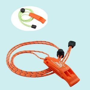 Loud Shrill Emergency Whistle with Lanyard
