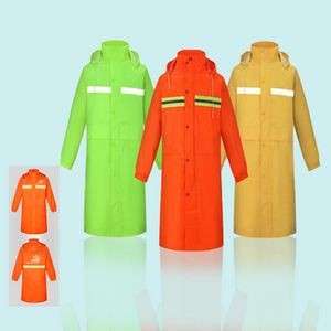 High Visibility Safety Raincoat Jacket with Hooded