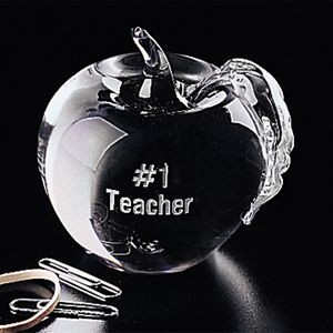 Apple Paperweight 3-1/4"