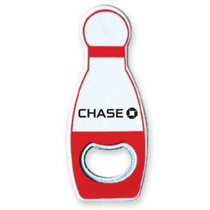 Bowling Pin Bottle Opener with Magnet