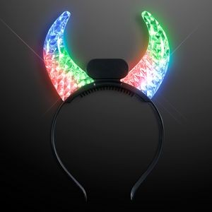 Color Changing LED Devil Horn Headband - BLANK