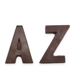 Large Chocolate Alphabet U