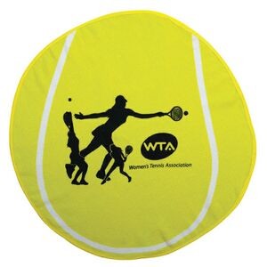 Fiber Reactive Tennis Ball Shaped Sport Towel (Screen Print)