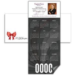 Magnetic Calendar with Envelope - Gray