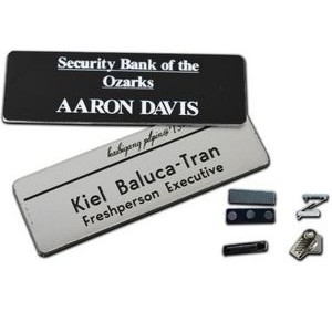 Name Badge w/Engraved Personalization (1.25"x3")