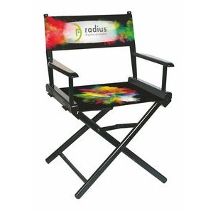 Regular(17"H)Director Chair w/Printed Canvas, 1-Sided