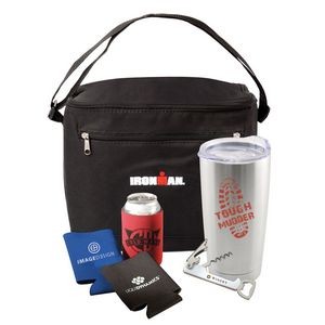 Everything But the Beer Cooler Duffel Bag Set (Embroidered)