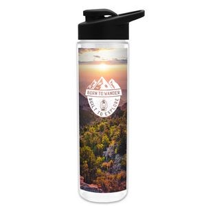 16 Oz. Full Color Wrap Insulated Bottle w/Drink Thru Lid