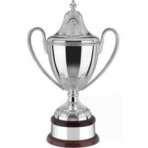 20 1/2" Swatkins Supreme Chased Trophy Award w/Lid