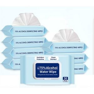 50PCS/Pack Cleanning Wet Wipes(Inventory& blank)