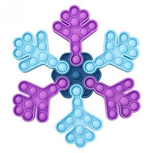 Snowflake Push Pop Sensory Fidget Toy