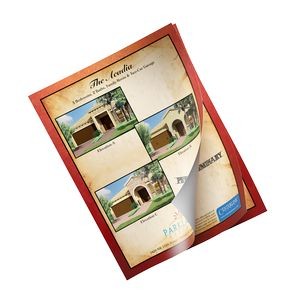 8.5" x 5.5"- 32 page - Color Booklet Printing- 5.5 x 8.5 - 100lb. Gloss Book - AQ