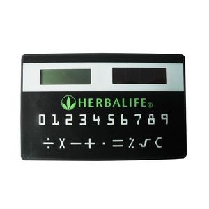 Ultra-Thin Card Shape Mini Solar Calculator