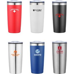 20 Oz. Stainless Steel Double Wall Tumbler With Plastic Liner