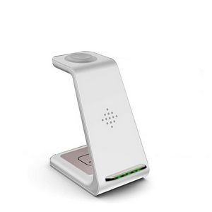 Wireless Charging Station, Wireless iPhone Charger, 3 in 1 Charging Station for Apple