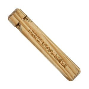 7 1/2" Wooden Train Whistle(Laser Engraved)