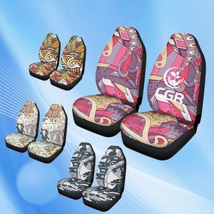 Full Color Sublimated Goth Car Seat Covers