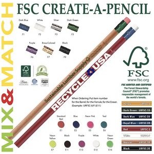 FSC Certified Create-A-Pencil Custom Pencil