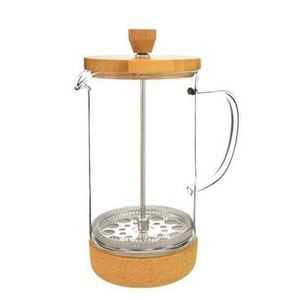 GROSCHE MELBOURNE Premium French Press with Bamboo Lid and Cork Base | 34 FL OZ/ 1000 ML